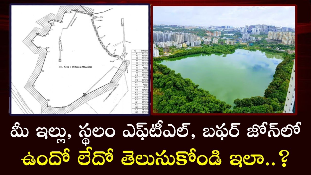 FTL and Buffer Zone in Telangana