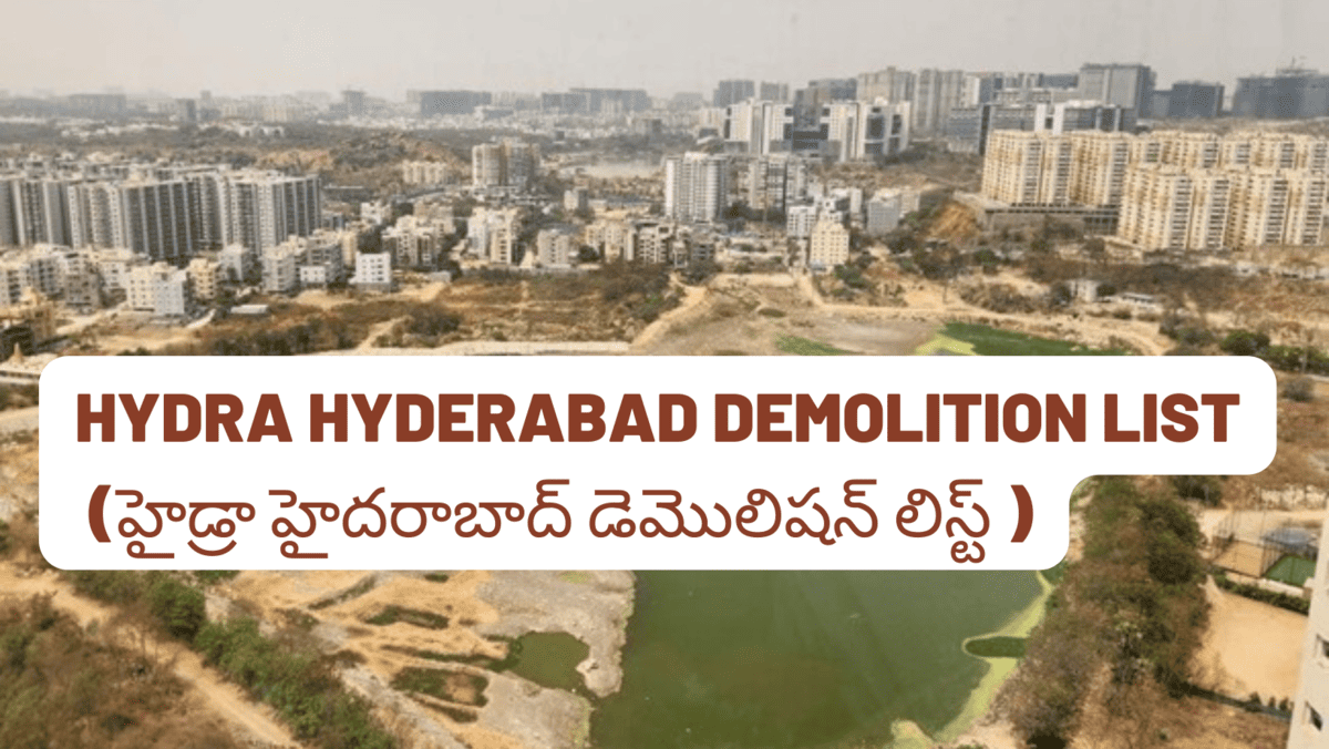 Hydra Hyderabad Demolition List PDF