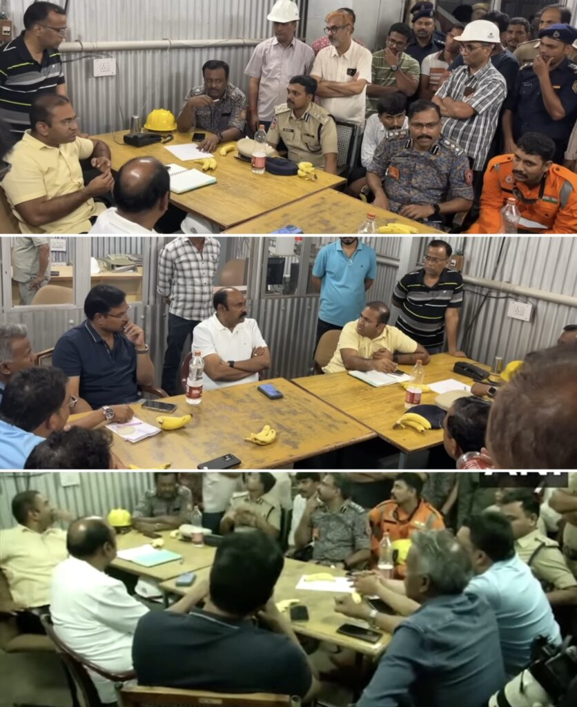 Hydraa శ్రీశైలం ఎడమ గట్టు కాలువ (SLBC) సొరంగ ప్రమాదం – సహాయ చర్యలు ముమ్మరంగా